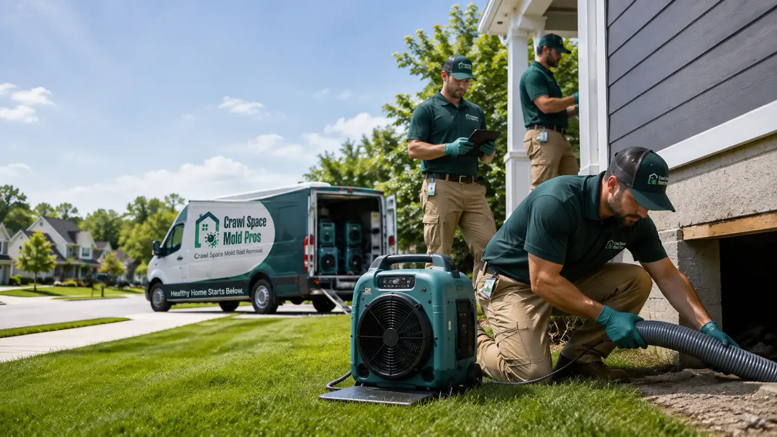 Crawl Space Mold Removal in Warm Springs, VA